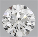 Natural Diamond 2.90 Carats, Round with Excellent Cut, G Color, IF Clarity and Certified by IGI
