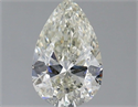 Natural Diamond 1.00 Carats, Pear with  Cut, I Color, SI2 Clarity and Certified by IGI