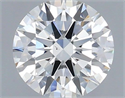 Natural Diamond 0.55 Carats, Round with Excellent Cut, I Color, VS2 Clarity and Certified by IGI