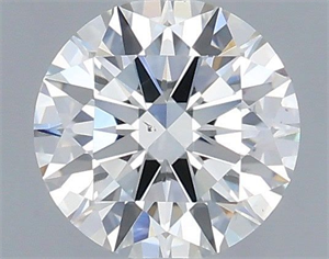 Picture of Natural Diamond 0.55 Carats, Round with Excellent Cut, I Color, VS2 Clarity and Certified by IGI