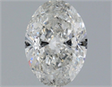 Diamante Natural 1.31 quilates, Ovalado , Color H, claridad I1 y certificado IGI