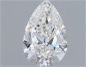 Diamante Natural 0.50 quilates, De pera , Color F, claridad VVS2 y certificado IGI