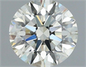 Natural Diamond 0.50 Carats, Round with Excellent Cut, K Color, SI1 Clarity and Certified by IGI