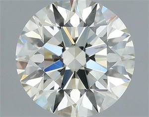 Picture of Natural Diamond 0.50 Carats, Round with Excellent Cut, K Color, SI1 Clarity and Certified by IGI