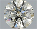 Natural Diamond 0.40 Carats, Round with Excellent Cut, K Color, SI1 Clarity and Certified by IGI