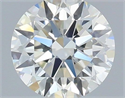 Natural Diamond 0.40 Carats, Round with Very Good Cut, H Color, VS2 Clarity and Certified by IGI