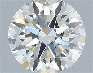 Picture of Natural Diamond 0.40 Carats, Round with Very Good Cut, H Color, VS2 Clarity and Certified by IGI