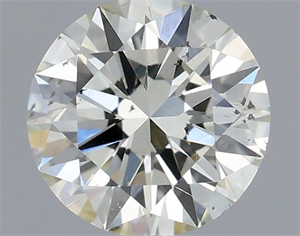 Foto Diamante Natural 0.50 quilates, Redondo , Color J, claridad SI2 y certificado IGI de