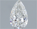 Natural Diamond 0.95 Carats, Pear with  Cut, F Color, VS1 Clarity and Certified by IGI