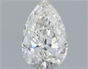 Diamante Natural 0.50 quilates, De pera , Color G, claridad VS2 y certificado IGI