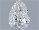 Natural Diamond 0.41 Carats, Pear with  Cut, F Color, VS2 Clarity and Certified by IGI