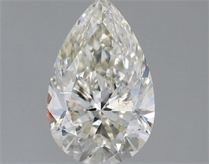Picture of Natural Diamond 1.00 Carats, Pear with  Cut, I Color, SI1 Clarity and Certified by IGI