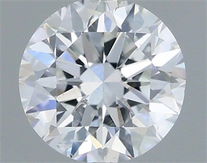 Picture of Natural Diamond 0.41 Carats, Round with Very Good Cut, E Color, SI2 Clarity and Certified by IGI