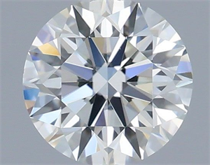 Picture of Natural Diamond 0.43 Carats, Round with Excellent Cut, H Color, VS1 Clarity and Certified by IGI