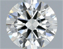 Natural Diamond 0.51 Carats, Round with Excellent Cut, I Color, SI1 Clarity and Certified by IGI