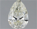 Natural Diamond 1.00 Carats, Pear with  Cut, I Color, SI1 Clarity and Certified by IGI