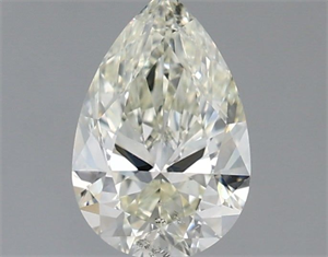 Picture of Natural Diamond 1.00 Carats, Pear with  Cut, I Color, SI1 Clarity and Certified by IGI