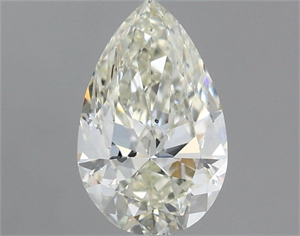 Picture of Natural Diamond 1.00 Carats, Pear with  Cut, I Color, SI1 Clarity and Certified by IGI