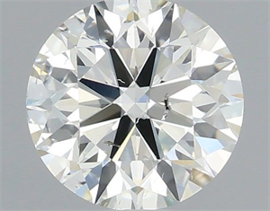 Foto Diamante Natural 0.71 quilates, Redondo , Color J, claridad SI1 y certificado IGI de