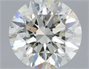 Natural Diamond 0.42 Carats, Round with Excellent Cut, H Color, SI1 Clarity and Certified by IGI