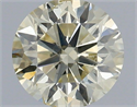 Natural Diamond 0.40 Carats, Round with Very Good Cut, N Color, SI1 Clarity and Certified by IGI