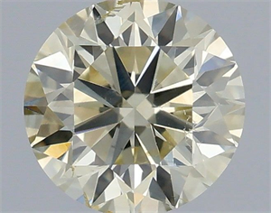 Picture of Natural Diamond 0.40 Carats, Round with Very Good Cut, N Color, SI1 Clarity and Certified by IGI