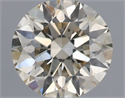 Natural Diamond 0.74 Carats, Round with Excellent Cut, L Color, SI1 Clarity and Certified by IGI