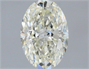 Natural Diamond 1.51 Carats, Oval with  Cut, I Color, VVS2 Clarity and Certified by IGI