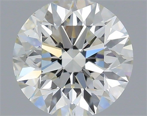 Picture of Natural Diamond 0.53 Carats, Round with Excellent Cut, G Color, VS1 Clarity and Certified by IGI