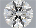 Natural Diamond 0.50 Carats, Round with Excellent Cut, H Color, SI2 Clarity and Certified by IGI