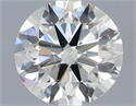 Natural Diamond 0.50 Carats, Round with Excellent Cut, J Color, SI1 Clarity and Certified by IGI