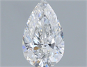 Diamante Natural 0.55 quilates, De pera , Color D, claridad VS1 y certificado IGI