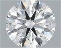 Diamante Natural 0.53 quilates, Redondo , Color H, claridad VS2 y certificado IGI