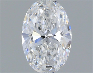 Picture of Natural Diamond 0.58 Carats, Oval with  Cut, E Color, VS2 Clarity and Certified by IGI