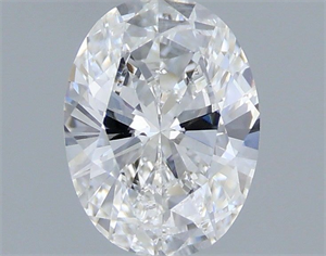 Picture of Natural Diamond 0.40 Carats, Oval with  Cut, D Color, SI1 Clarity and Certified by IGI