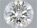 Natural Diamond 0.40 Carats, Round with Very Good Cut, H Color, VS1 Clarity and Certified by IGI