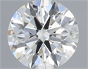 Natural Diamond 0.40 Carats, Round with Excellent Cut, H Color, VS1 Clarity and Certified by IGI