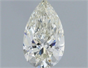 Natural Diamond 0.46 Carats, Pear with  Cut, H Color, VVS2 Clarity and Certified by IGI