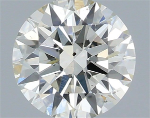 Foto Diamante Natural 0.50 quilates, Redondo , Color J, claridad SI2 y certificado IGI de