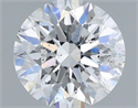 Natural Diamond 0.40 Carats, Round with Excellent Cut, E Color, SI2 Clarity and Certified by IGI