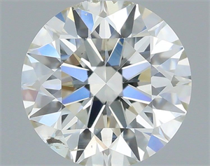 Foto Diamante Natural 0.61 quilates, Redondo , Color H, claridad SI1 y certificado IGI de