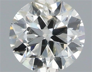 Picture of Natural Diamond 0.40 Carats, Round with Very Good Cut, I Color, SI2 Clarity and Certified by IGI