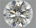 Natural Diamond 0.53 Carats, Round with Excellent Cut, I Color, VS2 Clarity and Certified by IGI