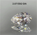 Diamante Natural 2.07 quilates, De pera , Color E, claridad SI2 y certificado GIA