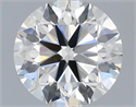 Natural Diamond 1.10 Carats, Round with Excellent Cut, I Color, VVS2 Clarity and Certified by IGI