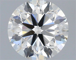 Picture of Natural Diamond 1.10 Carats, Round with Excellent Cut, I Color, VVS2 Clarity and Certified by IGI