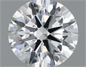 Del inventario de diamantes de laboratorio, 1.25 quilates, Redondo , Color E, claridad VVS2 y certificado IGI