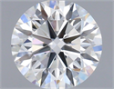 Del inventario de diamantes de laboratorio, 1.36 quilates, Redondo , Color F, claridad VS1 y certificado IGI