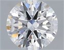 Lab Grown Diamond 1.05 Carats, Round with Ideal Cut, E Color, VVS1 Clarity and Certified by IGI