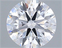 Lab Grown Diamond 1.10 Carats, Round with Ideal Cut, E Color, VVS2 Clarity and Certified by IGI